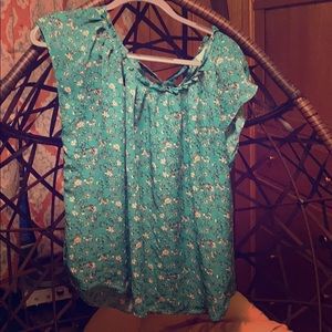 LC Xl bow back floral blouse 🌿
